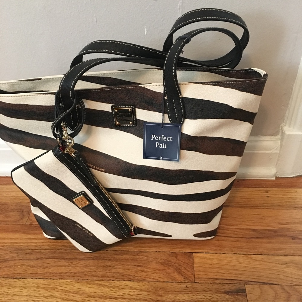BRAND NEW! Serengeti Large Zip Shopper & Wristlet